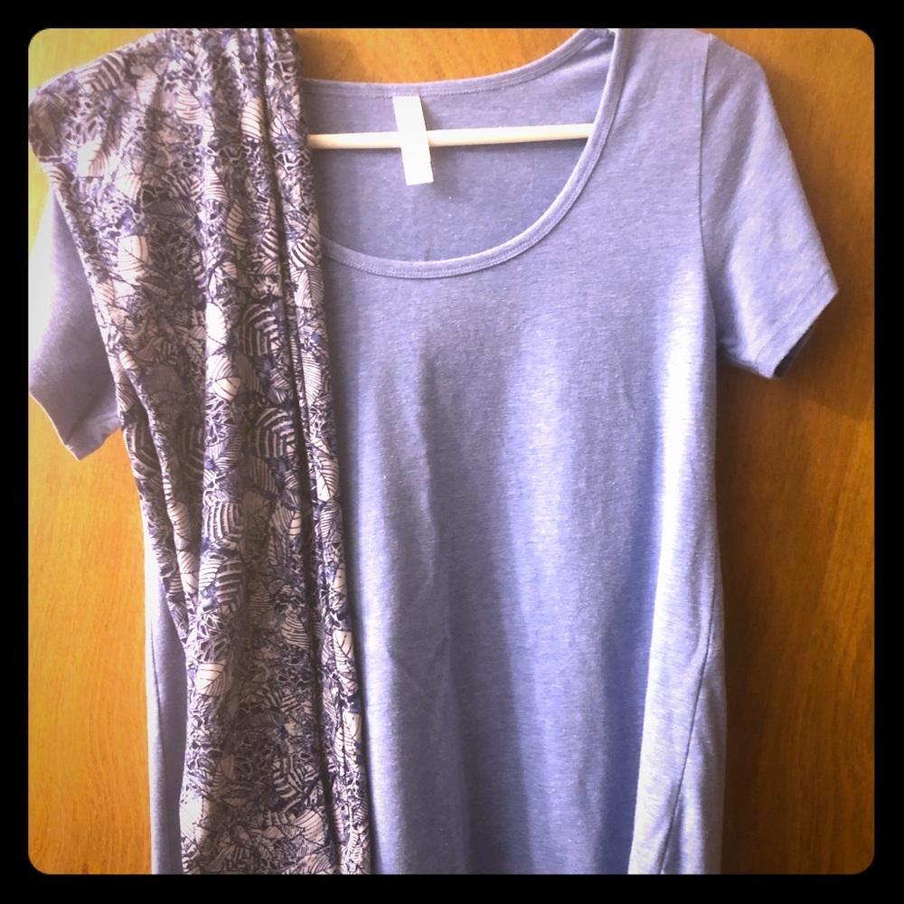 LuLaRoe T-shirt and Tween Leggings